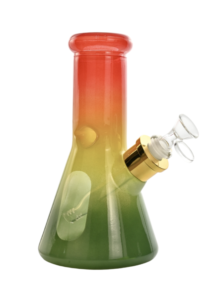 12" Rasta Glass Bong 9in1 Dab Kit